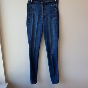 J Brand High Rise Blue Jeans 28 Natasha
